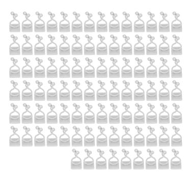 Imagem de Domary Clipe de Fixação de Parede para Escalada de Plantas, Economize Espaço, Sem Necessidade de Ferramentas, Autoadesivo, Suporte de Cultivo para Jardim, Varanda, Estufa, Plantas de (Branca)