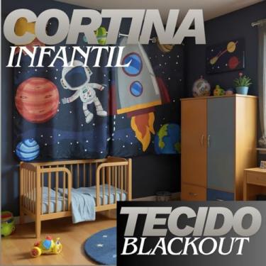 Imagem de CORTINA INFANTIL BLACKOUT 2,70 X 1,50m PARA VARÃO QUARTO