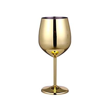 Imagem de Taça de vinho o de 500 ml/17 onças, recipiente para vinho, taça de champanhe de aço idável, taças de vinho premium para todos os fins, o ou branco