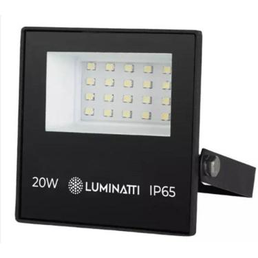 Imagem de Refletor Holofote Led Externo 20W 3000K Luz Amarela