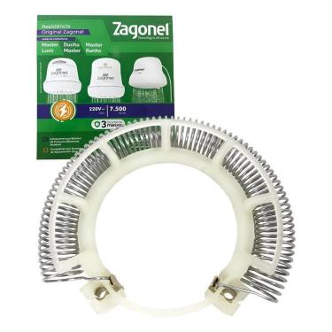 Imagem de Resistência Ducha Zagonel Master Banho 220V Ori Branco