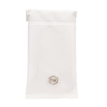 Imagem de Mission Darkness Capa para celular Dry Shield Faraday (edição branca) // Bolsa seca fina à prova d'água para telefones celulares + forro de proteção RF // Bloqueio de sinal, anti-rastreamento