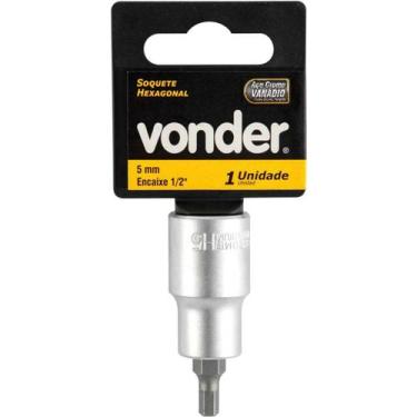 Imagem de Soquete Allen Encaixe 1/2'' 5 mm CRV Vonder