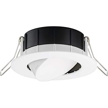 Imagem de Lithonia Lighting WF3 ADJ LED 30K 90CRI MW M6 Wafer Gimbal ajustável com luz interna e externa, 3000K, branco fosco