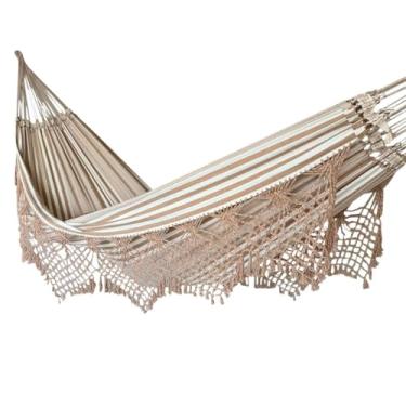 Imagem de Rede De Descanso Dormir Casal Luxuosa Premium Gigante (AREIA ARTESANAL)