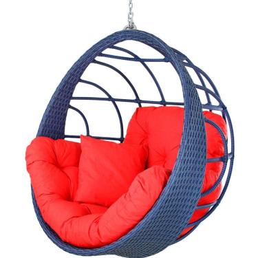 Imagem de Balanço Ninho Suspenso Hungria Azul Dark E Lisato Vermelho