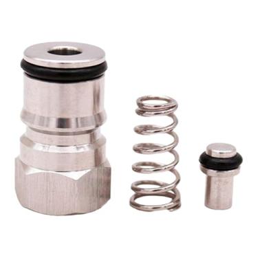 Imagem de ＫＬＫＣＭＳ Conector de barril Ball Lock com vedação tipo poppet, acessórios para adaptador de barril, peça de reposição robusta em aço inoxidável para cerveja, Fora 19 32