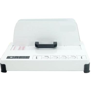 Imagem de HYUIO Máquina de encadernação térmica de cola quente, máquina de encadernação de papel A4, 1 pasta de fatura de documentos de contrato de máquina de derretimento a quente de 50 mm