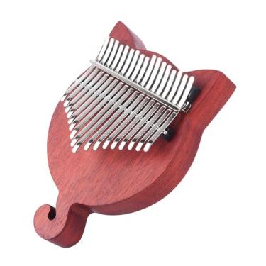 Imagem de Piano de dedo Kalimba com 17 teclas kalimba profissional