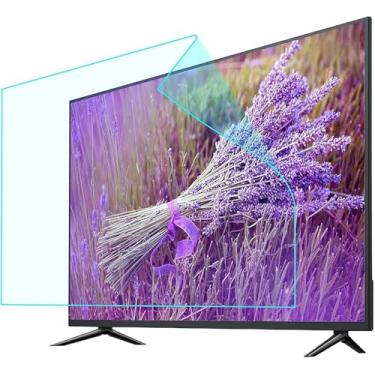 Imagem de Wzglod Protetor de tela antiluz azul para TV de 32 a 75 polegadas, filtra a película de filtro antiarranhões, alivia a tensão ocular do computador e ajuda você a dormir melhor