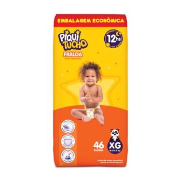 Imagem de FRALDA DESCARTAVEL INFANTIL PIQUITUCHO HIPER XG 46 x 2