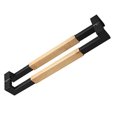 Imagem de Maçaneta de porta deslizante para casa, ferragens de maçaneta de estilo simples moderno para pátio, maçaneta de porta resistente ao desgaste de garagem, maçaneta de porta/estilo 2/80 cm/31,4 pol