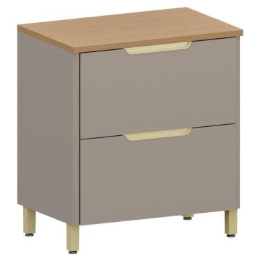 Imagem de Balcão De Cozinha Com Tampo 80cm 1 Porta Marina Cinammon L01 - Mpozenato