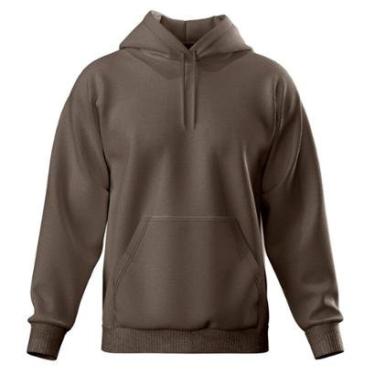 Imagem de Moletom Modelo Canguru Com Capuz Masculino e Feminino Liso-Masculino