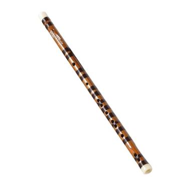 Imagem de Flauta de bambu de madeira toca profissionalmente uma flauta amarga adulto iniciantes multi afinação (F)