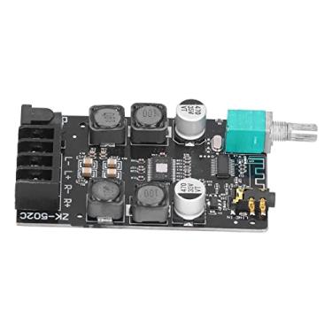 Imagem de KIMISS Placa Amplificadora de Potência HIFI ZK 502C - Amplificador de Potência de áudio Digital 50W TPA3116 para Alto-falantes DIY, Entrada AUX e BT, Filtro de Som Nítido, Controle de Volume