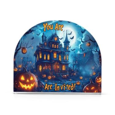 Imagem de xigua Porta-guardanapos de papel acrílico transparente elegante para mesas dispensador de papel de seda independente para mesa de jantar, restaurante, decoração de casa, pacote com 2