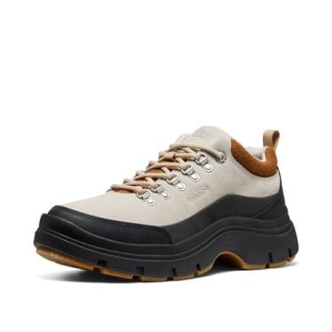 Imagem de KEEN Mocassim feminino Kosa Oxford durável estilo plataforma durável, Bétula prateada/noz-pecã assada, 40