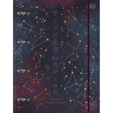 Imagem de Caderno Argolado Cartonado Universitário Com Elástico Magic 80 Folhas Tilibra Estampa 2