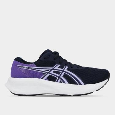 Imagem de Tênis Asics Patriot 14 Feminino, Marinho, Roxo, 38