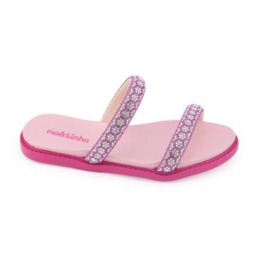 Imagem de Chinelo mna infantil Molekinha 2312.255 slide Cristal Strass