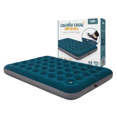 Imagem de Colchão Inflável Cama Casal Airbed Com Bomba Interna Vg Plus