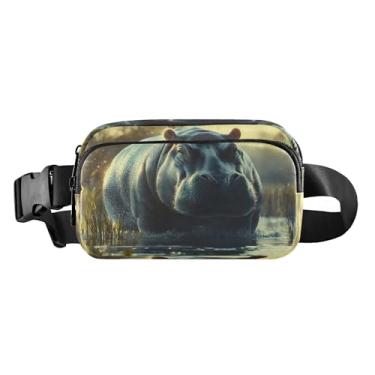 Imagem de CEBUGI Mini pochetes de caminhada para homens e mulheres, pochete moderna resistente à água com cinto ajustável para treino, viagem, corrida