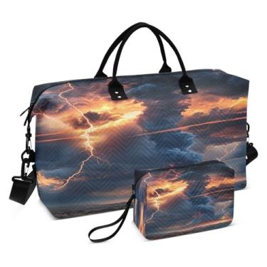 Imagem de CEBUGI Uma bolsa esportiva acolchoada Tornado para mulheres, grande, bolsa de viagem de fim de semana, bolsas hospitalares para trabalho de parto e parto