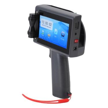 Imagem de Hyuduo Impressora de Jato de Tinta Portátil Impressora Portátil BT-HH6105B2 Com Tela de Toque de Touch de 4,3 Polegadas LED Text Personalizável Código QR (Plugue UE)