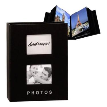 Imagem de Álbum de Fotos Yes 100 Fotos 15x21cm material sintético Preto