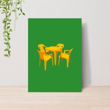 Imagem de Quadro Decorativo Brasil Brasilidades A4  Placa MDF 019 - Lomi Art