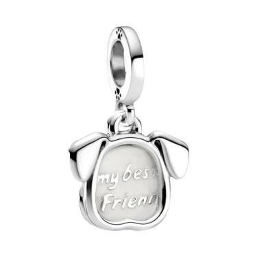 Imagem de Colar Com Pingente De Patinha De Cão Em Prata 925 Para Mulheres, Estil