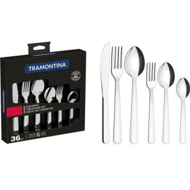 Imagem de Faqueiro Inox Tramontina Malibu 36 Peças - 23799/021