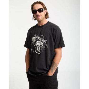 Imagem de Camiseta Volcom Comfort Death Truction T-Shirt - Black-Masculino