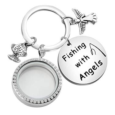 Imagem de POTIY chaveiro memorial de presente com moldura de foto aqueles que amamos não vão embora lembrança presente para perda de um ente querido