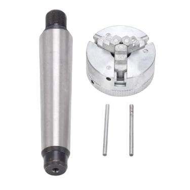 Imagem de Fafeicy Mandril de Torno de Madeira Autocentrante de 3 Mandíbulas Com Mandril MT2, de Rosca M12x1 para Mini Torno de Bancada, Faixa de Fixação de 10-35 Mm para Projetos de