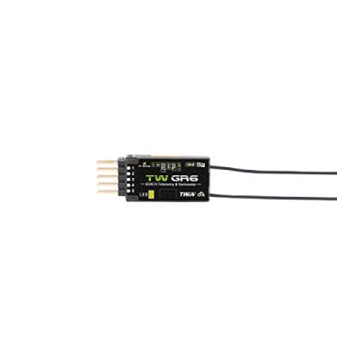 Imagem de FrSky TW GR6 Receiver Dual Active 2.4GHz TW Protocol Built-in Precision Variometer 6 PWM + SBUS Output Long Range & Low Latency Race Mode FBUS/S.Port Telemetry Glider & FPV Ready