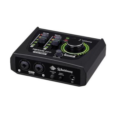 Imagem de Interface de Áudio Waldman Nexus 2GO 2 Canais Usb-C, Preto