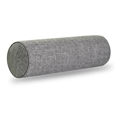 Imagem de Fronhas cervicais duráveis para o pescoço, capa de almofada – perfeita para almofadas de pescoço de espuma viscoelástica e almofada de pescoço, fácil de lavar e combinar com seu sofá/cama (cinza