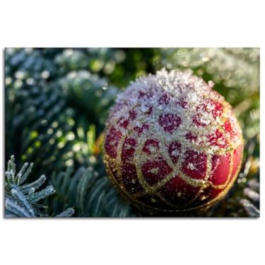 Imagem de 6 pôster dourado impressões em tela vermelha natureza arte de parede para casa 1 painéis decorações não ramed 30.5 cm x 20.3 cm