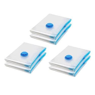 Imagem de Bothyi Saco para seladora a vácuo, e fácil de usar, ideal para viagens, presentes e para economizar espaço em edredons, roupas, cobertores malas, 6 Peças