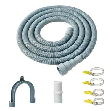 Imagem de Marekineko Mangueira para máquina de lavar roupa - extensão universal de mangueira de drenagem para máquina de lavar e mangueira de drenagem portátil (23 pés)