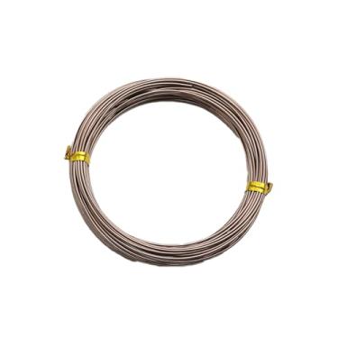 Imagem de Fio de artesanato de alumínio colorido de 1 mm - Rolo de 10 m para fabricação de joias, escultura DIY, contas, artesanato de modelos - Arame artístico de cores sortidas para projetos artísticos DIY