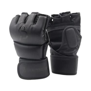 Imagem de Luvas De Boxe MMA De Dedos Cortados Profissionais, Luvas De Treinament