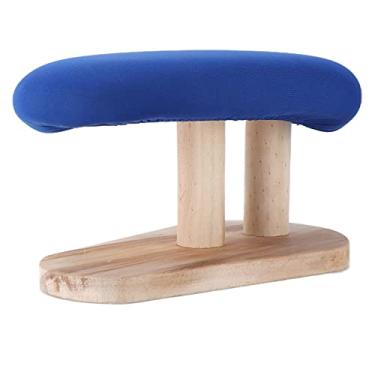 Imagem de Tábua de passar roupa Mesa de passar roupa estável durável ecológica com borda elástica Design antiderrapante para costura de salas de artesanato Pequenos espaços Material de (Banqueta quadrada para