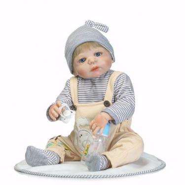 Imagem de Bebê Reborn Menino Realista 100% Silicone 57cm - João - PRO BABY REBOR