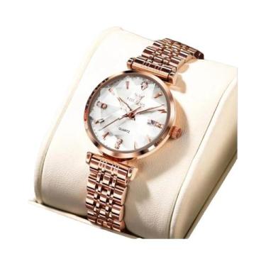 Imagem de Relógio De Pulso Feminino Elegante Em Forma De Losango À Prova d'Água 