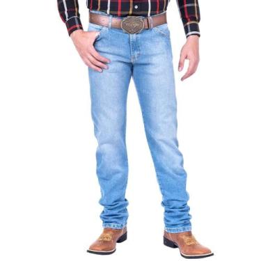 Imagem de Calça Country Jeans Wrangler Masculina Delave Clara - Ref. 13MS60436, 