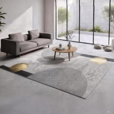 Imagem de Tapete para Sala de Luxo Estampado Antiderrapante Tapete Grande para Quarto Escritório(1.50 X 1.00M,ESTAMPA 11)