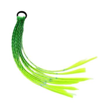 Imagem de Perucas Coloridas Para Meninas Com Rabo De Cavalo, Acessórios De Cabel